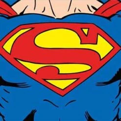 DC Comics Superman Vintage Chest Google Pixel 6a Clear Case