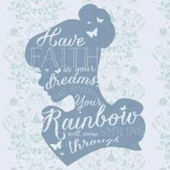 Disney Cinderella Faith In Your Dreams Silhouette Google Pixel 6a Clear Case