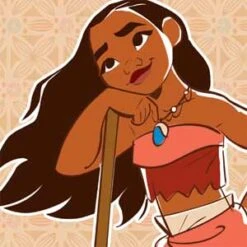 Disney Moana Portrait Google Pixel 6a Clear Case