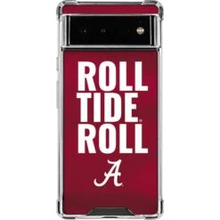 University Of Alabama Roll Tide Roll Google Pixel 6a Clear Case