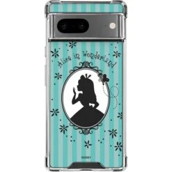 Disney Alice In Wonderland (animated) Silhouette In The Mirror Google Pixel 7 Clear Case