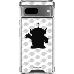 Disney Toy Story Alien Silhouette Google Pixel 7 Clear Case