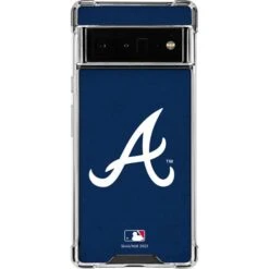 MLB Atlanta Braves - Solid Distressed Google Pixel 6 Pro Clear Case