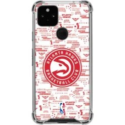 NBA Atlanta Hawks Blast Google Pixel 5a 5G Clear Case