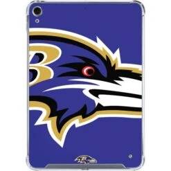 NFL Baltimore Ravens Large Logo IPad 10th Gen (2022) Clear Case