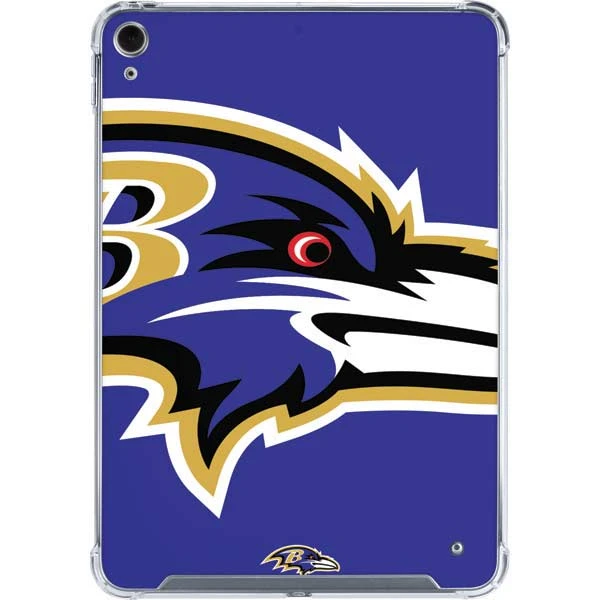 NFL Baltimore Ravens Large Logo IPad 10th Gen (2022) Clear Case