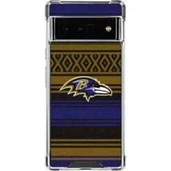 NFL Baltimore Ravens Trailblazer Google Pixel 6 Pro Clear Case