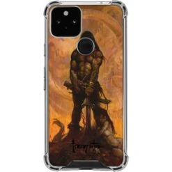 Frazetta Barbarian Google Pixel 5 Clear Case