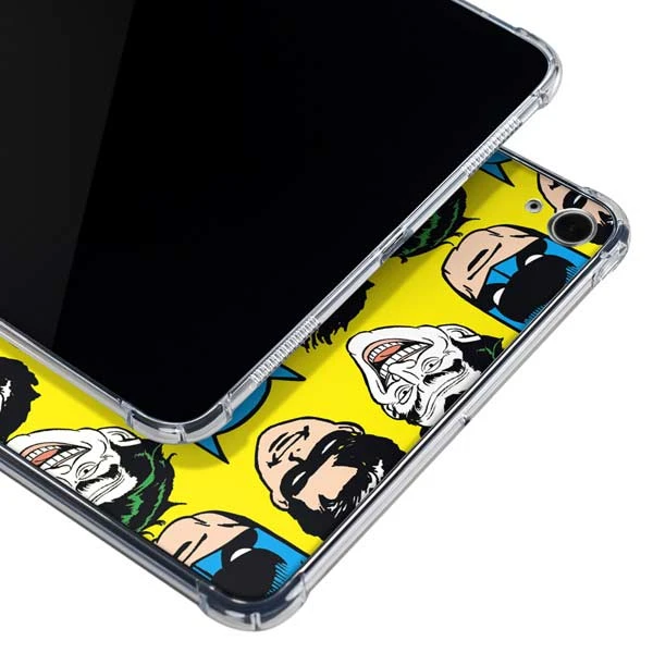 DC Comics Batman Vintage Character Pattern - Joker And Robin IPad 10th Gen (2022) Clear Case - Image 2