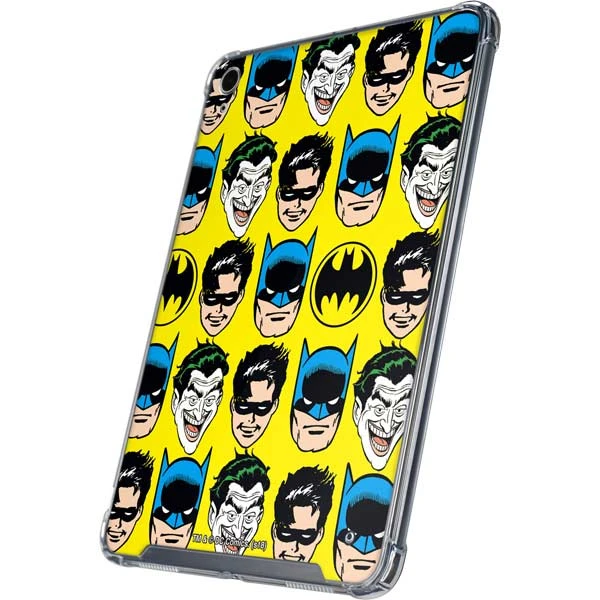 DC Comics Batman Vintage Character Pattern - Joker And Robin IPad 10th Gen (2022) Clear Case - Image 3