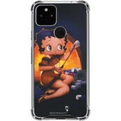 Betty Boop Roasting Marshmallows Google Pixel 5a 5G Clear Case