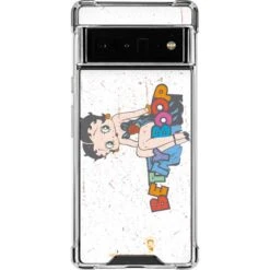 Betty Boop Splatter Google Pixel 6 Pro Clear Case