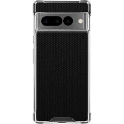 Specialty Vinyl Black Hex Texture Google Pixel 7 Pro Clear Case