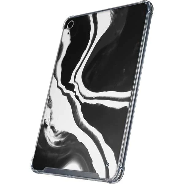 Black Marble Ink IPad 10th Gen (2022) Clear Case - Image 3