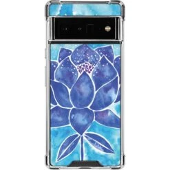 Cat Coq Blue Lotus Google Pixel 6 Pro Clear Case