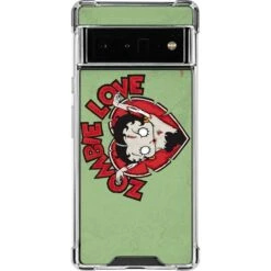 Betty Boop Zombie Love Google Pixel 6 Pro Clear Case