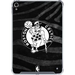 NBA Boston Celtics Black Animal Print IPad 10th Gen (2022) Clear Case