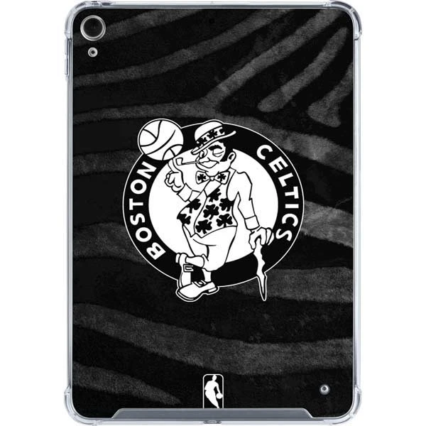 NBA Boston Celtics Black Animal Print IPad 10th Gen (2022) Clear Case