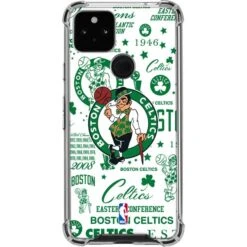 NBA Boston Celtics Historic Blast Google Pixel 5a 5G Clear Case