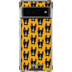 Bouffants And Broken Hearts Boston Terrier Google Pixel 6 Pro Clear Case