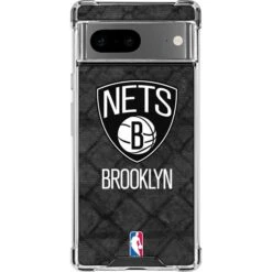 NBA Brooklyn Nets Dark Rust Google Pixel 7 Clear Case