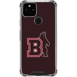 Brown University Bears Logo Google Pixel 5 Clear Case