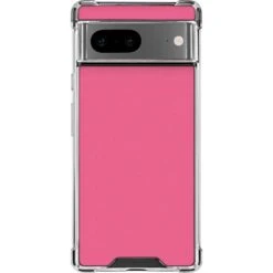 Bubble Gum Pink Google Pixel 7 Clear Case