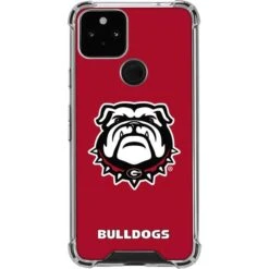University Of Georgia Bulldogs Logo Google Pixel 5 Clear Case