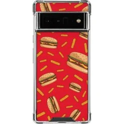 Burgers And Fries Google Pixel 6 Pro Clear Case