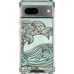 California Big Wave Google Pixel 7 Clear Case