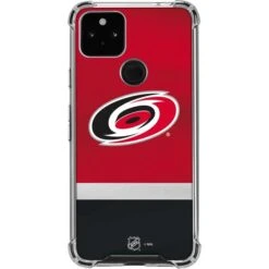 NHL Carolina Hurricanes Jersey Google Pixel 5a 5G Clear Case