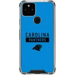 NFL Carolina Panthers Blue Performance Series Google Pixel 5 Clear Case