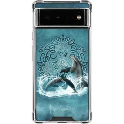 Brigid Ashwood Celtic Dolphin Google Pixel 6a Clear Case