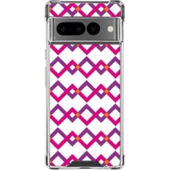 Chevron White Out Google Pixel 7 Pro Clear Case