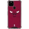 NBA Chicago Bulls Red Distressed Google Pixel 5 Clear Case