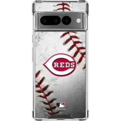 MLB Cincinnati Reds Game Ball Google Pixel 7 Pro Clear Case