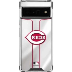 MLB Cincinnati Reds Home Jersey Google Pixel 6 Pro Clear Case