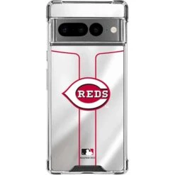 MLB Cincinnati Reds Home Jersey Google Pixel 7 Pro Clear Case