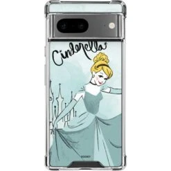 Disney Princess Cinderella Curtsy Art Google Pixel 7 Clear Case