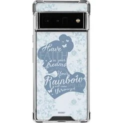Disney Cinderella Faith In Your Dreams Silhouette Google Pixel 6 Pro Clear Case