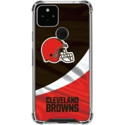 NFL Cleveland Browns Google Pixel 5a 5G Clear Case