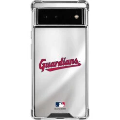 MLB Cleveland Guardians Home Jersey Google Pixel 6a Clear Case