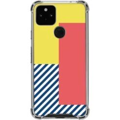 Color Blocks Google Pixel 5a 5G Clear Case