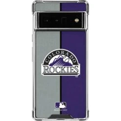 MLB Colorado Rockies Split Google Pixel 6 Pro Clear Case