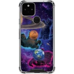 Vincent Hie Cosmic Kittens Google Pixel 5 Clear Case