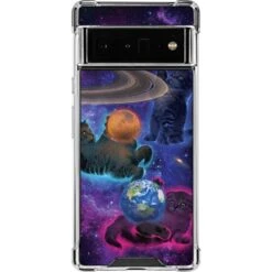 Vincent Hie Cosmic Kittens Google Pixel 6 Pro Clear Case
