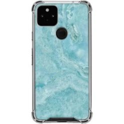 Crystal Turquoise Google Pixel 5a 5G Clear Case