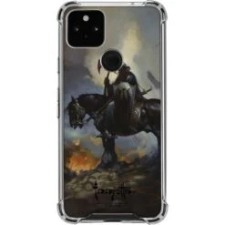 Frazetta Death Dealer On Horseback Google Pixel 5a 5G Clear Case