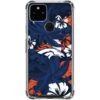 NFL Denver Broncos Tropical Print Google Pixel 5a 5G Clear Case