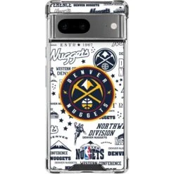 NBA Denver Nuggets Historic Blast Google Pixel 7 Clear Case